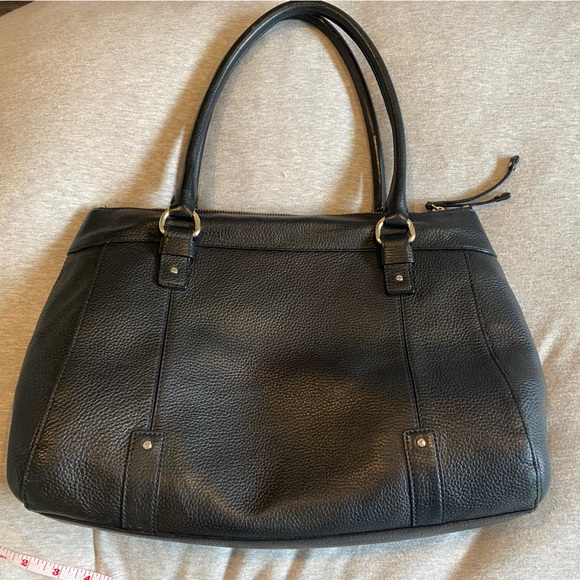 Kate Spade Black Pebbled Leather Tote - Picture 5 of 12
